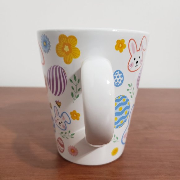 Easter Bunny Egg Mug Coffee Cup Tea Floral Sweet Expressions Holiday Brand New - Picture 4 of 6